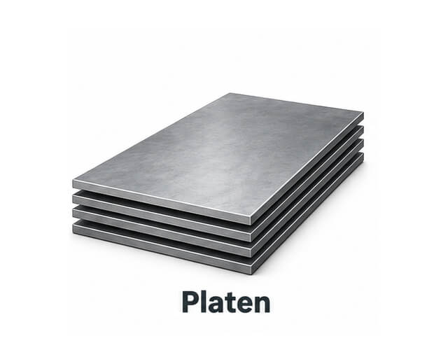 Stalen platen